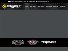 Tablet Screenshot of diamondhtrailer.com